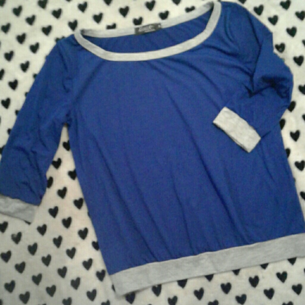 Blue and Grey Tee